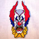 CRAZY CLOWN 4 INCH PATCH ( Sold by the piece or dozen ) *- CLOSEOUT AS LOW AS 75 CENTS EA