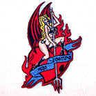 MISS FORTUNE HEART 4 IN PATCH (Sold by the piece) CLOSEOUT AS LOW AS .75 CENTS EA