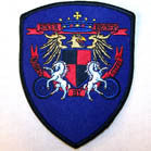 BONDED BY STEEL BADGE 4 INCH PATCH (Sold by the piece or dozen ) CLOSEOUT NOW AS LOW AS .50 CENTS EA