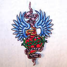 NOT BY THE GRACE OF GOD 4 INCH PATCH (Sold by the piece or dozen )  *-CLOSEOUT NOW .50 CENTS EA