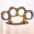 KNUCKLES 4 inch PATCH (Sold by the piece OR dozen ) -* CLOSEOUT NOW AS LOW AS 75 CENTS EA