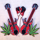 SEX DRUGS ROCK & ROLL 4 INCH PATCH (Sold by the piece  or dozen ) -* CLOSEOUT NOW AS LOW AS 75 CENTS EA