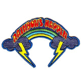 RAINBOW HAPPING 4 INCH PATCH  (Sold by the piece or dozen) - * CLOSEOUT NOW AS LOW AS 50 CENTS EA