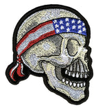 USA SKULL BANDANA PATCH (Sold by the piece)
