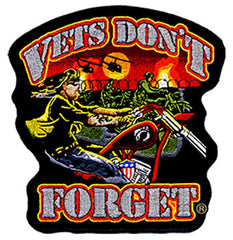 VETS DONT FORGET 4 INCH PATCH (Sold by the piece)