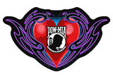 POW MIA HEART PATCH (Sold by the piece)