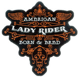 LADY BIKER BORN BREED PATCH (Sold by the piece)