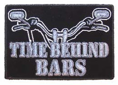 TIME BEHIND BARS PATCH (Sold by the piece)