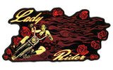 LADY RIDER RIDING PATCH (Sold by the piece)