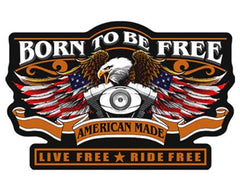 BORN TO BE FREE PATCH (Sold by the piece)