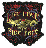 LIVE FREE RIDE FREE PATCH (Sold by the piece)