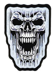 ICICLE SKULL PATCH (Sold by the piece)