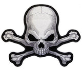 DELUXE SKULL X BONES EBRODIERED PATCH  (Sold by the piece)