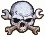 WRENCH SKULL PATCH (Sold by the piece)
