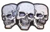 TRIPLE NEW SKULLS PATCH (Sold by the piece)