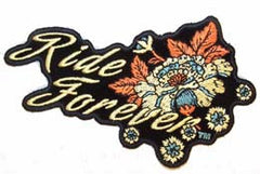 RIDE FOREVER FLOWERS PATCH (Sold by the piece)