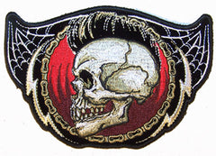 SKULL MOHAWK PATCH (Sold by the piece)