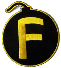 THE F BOMB EMBROIDERED PATCH (Sold by the piece)