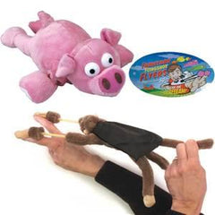 OINKING FLYING SLINGSHOT PIG TOY  (Sold by the piece)