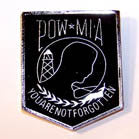 POW MIA HAT / JACKET PIN (Sold by the piece)