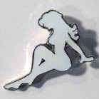 TRUCKER BABE GIRL HAT / JACKET PIN (Sold by the piece or dozen)