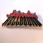 HELL BOUND HAT / JACKET PIN (Sold by the piece)