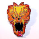 FLAME FACE HAT / JACKET PIN (Sold by the piece)