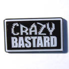 CRAZY BASTARD HAT / JACKET PIN (Sold by the piece)