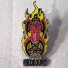 HELLBOUND DEVIL HAT / JACKET PIN  (Sold by the piece)