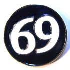 ROUND SIXTY NINE HAT / JACKET PIN  (Sold by the piece)