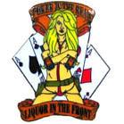POKER IN THE FRONT HAT / JACKET PIN (Sold by the piece)