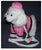 WALKING POODLE ON LEASH REMOTE CONTROL (sold by the piece )