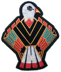 PHOENIX NATIVE EAGLE SYMBOL EMBROIDERIED PATCH (sold by the piece )