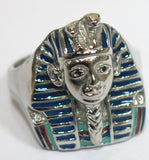 KING TUT STAINLESS STEEL BIKER RING ( sold by the piece )