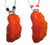 RABBIT FOOT WITH SUEDE LEATHER NECKLACE STRAP ( sold by the piece or dozen )