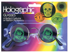 GRIM REAPER WITH HOODIE HOLOGRAM 3D SUNGLASSES  (Sold by the PIECE or  dozen ) *-CLOSEOUT $ 1.50 EA