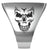 GRIM REAPER W SICKLE STAINLESS STEEL BIKER RING ( sold by the piece )