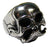 SKULL HEAD WITH MUSTACHE STAINLESS STEEL BIKER RING ( sold by the piece )