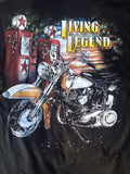 LIVING LEGEND MOTORCYCLE SHORT SLEEVE TEE SHIRT SIZE (Sold by the piece)