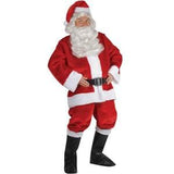 SALE! PLUSH ADULT SANTA CLAUS CHRISTMAS COMPLETE SUIT COSTUME (Sold by the piece)