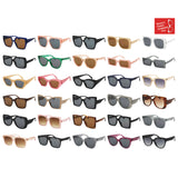MIX #2 TRENDY WOMEN'S ASSORTED UV400 SUNGLASSES (Sold by the 6 PC OR 12 PC LOT)