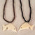 COCONUT SHELL WITH REAL BONE DOLPHIN NECKLACES (Sold by the dozen)