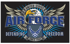 AIR FORCE  SPECIAL MISSION USMC DELUXE 3 X 5 FLAG ( sold by the piece )