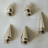 MEDIUM METAL SPIKES WITH SCREW (Sold by the dozen)