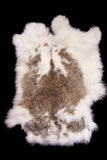 NATURAL SPOTTED  RABBIT SKIN PELT (Sold by the piece OR dozen )
