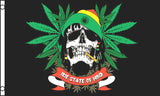 STATE OF MIND MARIJUANA 3 X 5 FLAG ( sold by the piece )