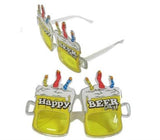 HAPPY BEER DAY PARTY GLASSES (Sold by the piece or dozen ) *- CLOSEOUT $ 1 EA