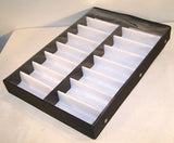 VERTICAL 16 PAIR CLEAR COVER SUNGLASS DISPLAY TRAY  (Sold by the piece) *- CLOSEOUT NOW $15 EA