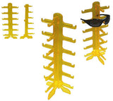 YELLOW 6 PAIR COUNTER SUNGLASS DISPLAY RACK  (Sold by the piece) *- CLOSEOUT NOW $ 5 EACH