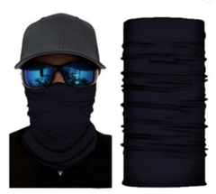 SOLID COLOR SEAMLESS BANDANA TUBE MULTI FUNCTION WRAPS *4 COLORS*  ( SOLD BY THE DOZEN ASSORTED STYLES)